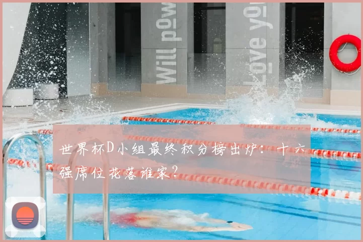 世界杯D小组最终积分榜出炉:十六强席位花落谁家?